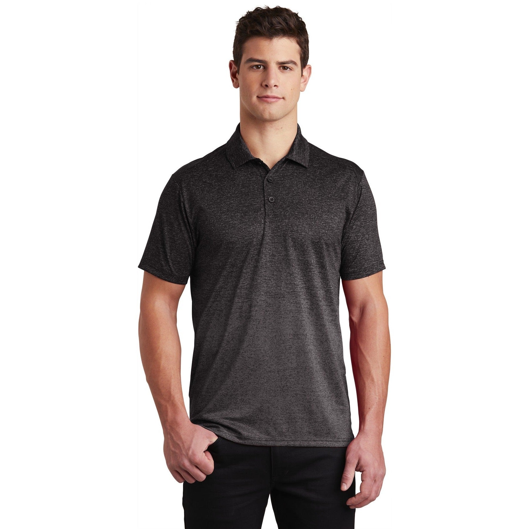 Sport-Tek-Sport-Tek ® Ombre Heather Polo. ST671-MedTech-3